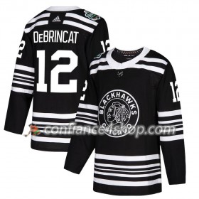 Adidas Maillot de Hockey Chicago Blackhawks Alex DeBrincat 12 2019 Winter Classic Noir Authentic - Homme